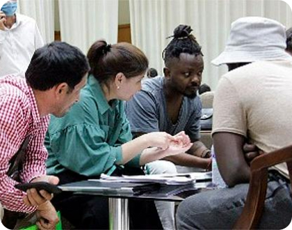 students discussion